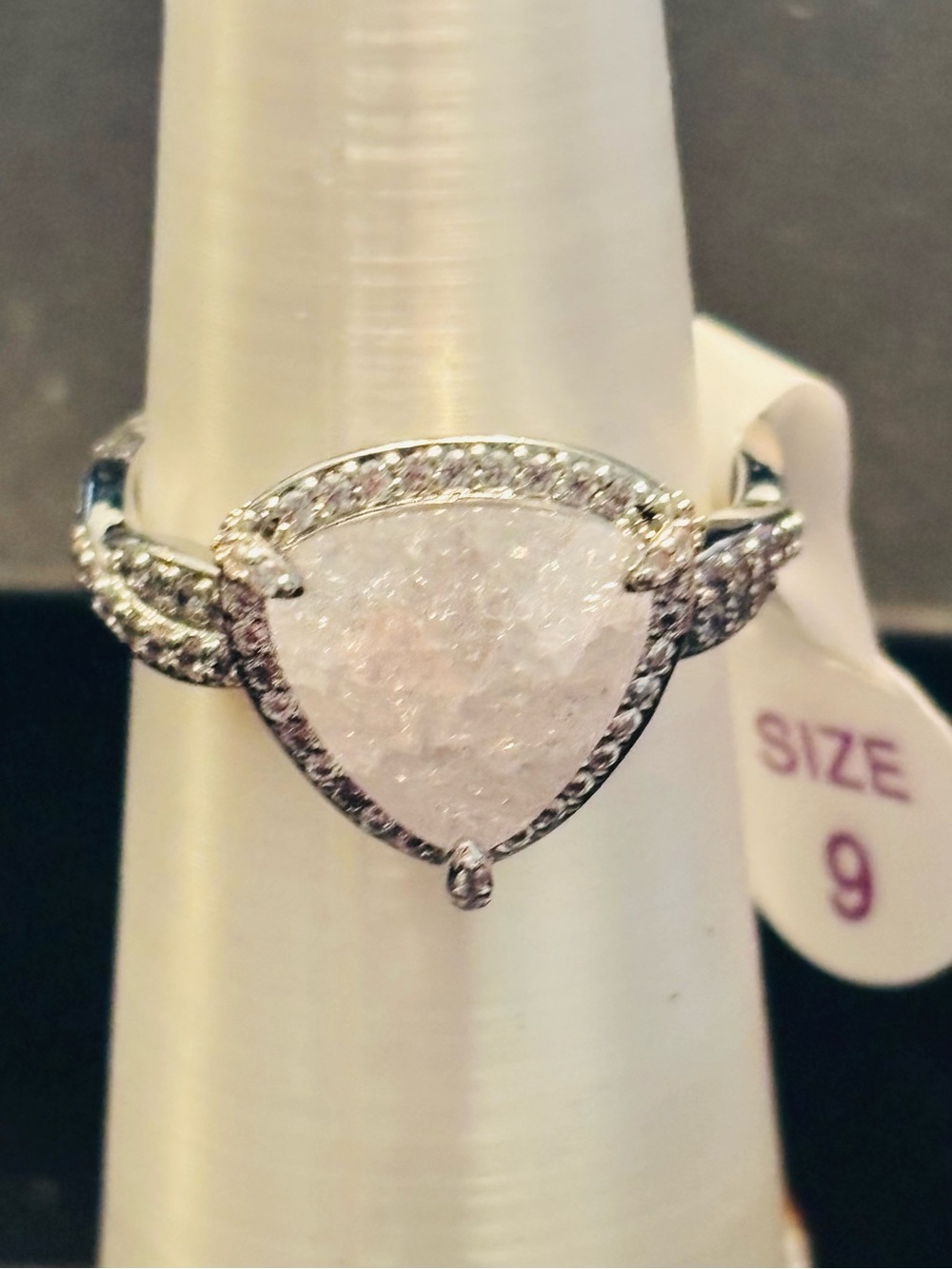 Bomb Party Into The Glow Teardrop Ring  - Size 9